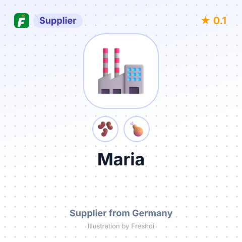 Maria  – summary card, no photo uploaded yet