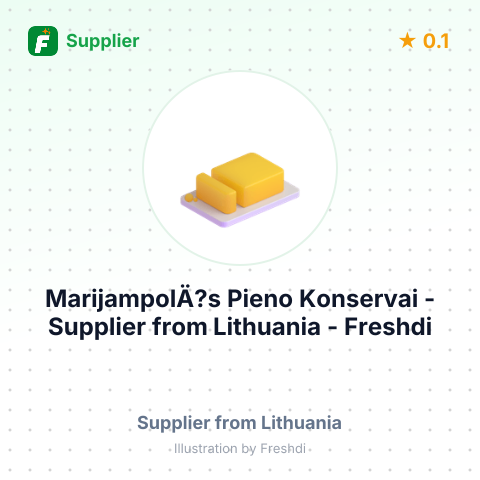 MarijampolÄ?s Pieno Konservai  – summary card, no photo uploaded yet