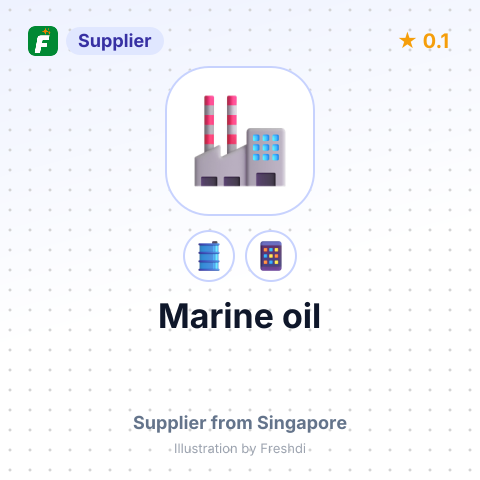 Marine oil – summary card, no photo uploaded yet