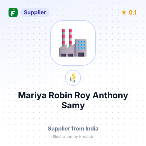 Mariya Robin Roy Anthony Samy  – summary card, no photo uploaded yet