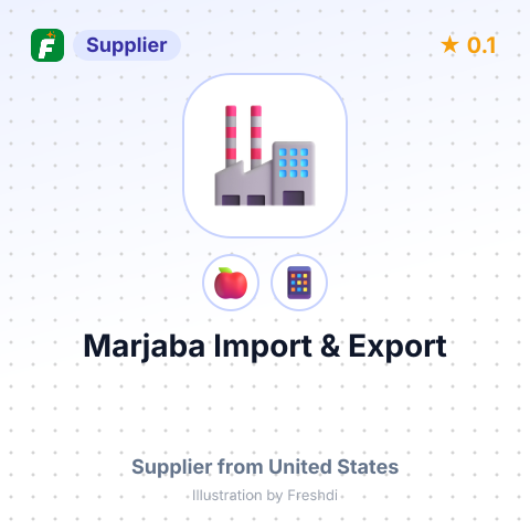 Marjaba Import & Export  – summary card, no photo uploaded yet