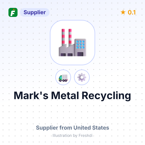 Mark's Metal Recycling – summary card, no photo uploaded yet
