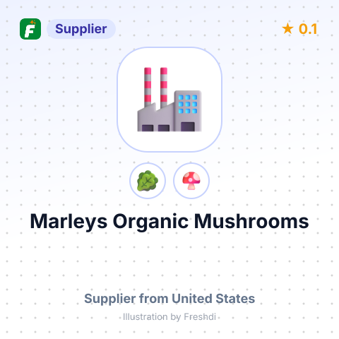 Marleys Organic Mushrooms – summary card, no photo uploaded yet