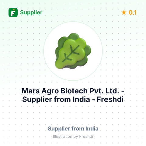 Mars Agro Biotech Pvt. Ltd.  – summary card, no photo uploaded yet