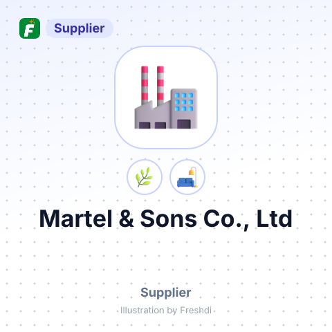 Martel & Sons Co., Ltd – summary card, no photo uploaded yet