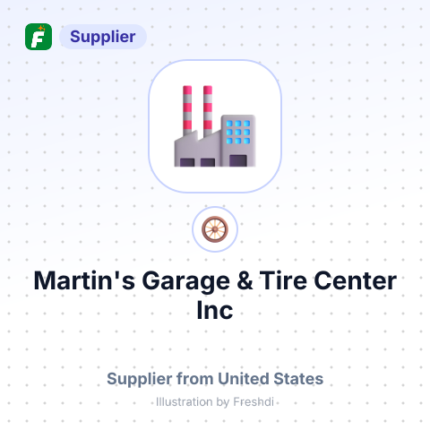 Martin's Garage & Tire Center Inc – summary card, no photo uploaded yet
