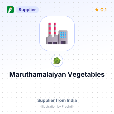 Maruthamalaiyan Vegetables – summary card, no photo uploaded yet