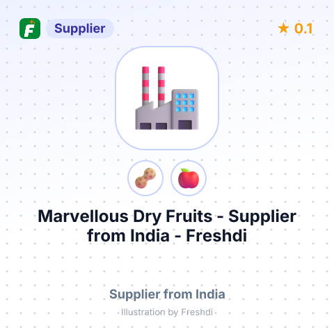 Marvellous Dry Fruits  – summary card, no photo uploaded yet