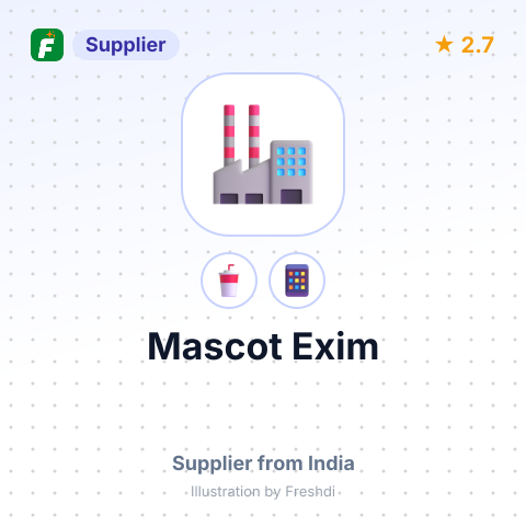 Mascot Exim – summary card, no photo uploaded yet