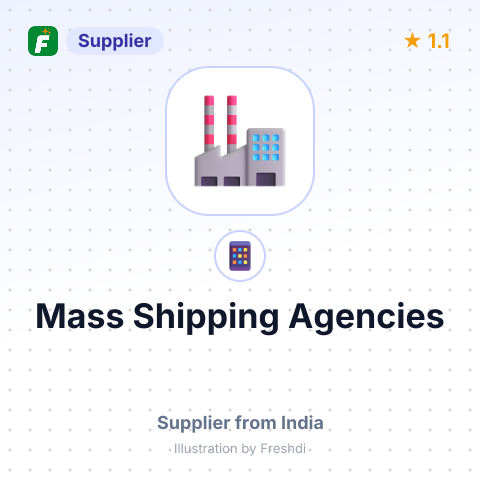 Mass Shipping Agencies – summary card, no photo uploaded yet