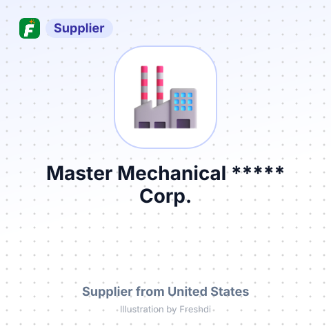 Master Mechanical ***** Corp. – summary card, no photo uploaded yet