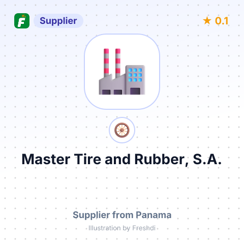 Master Tire and Rubber, S.A. – summary card, no photo uploaded yet