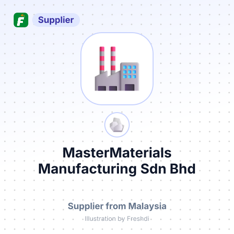 MasterMaterials Manufacturing Sdn Bhd – summary card, no photo uploaded yet