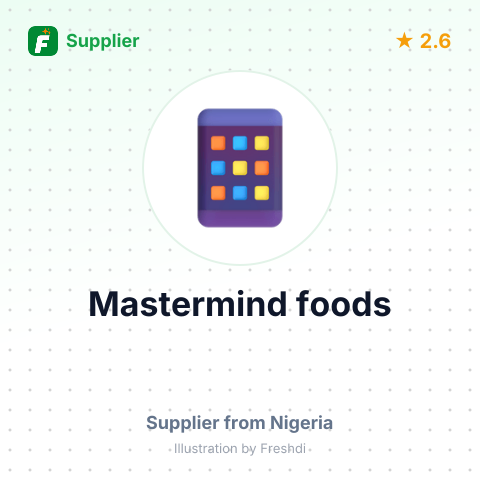 Mastermind foods – summary card, no photo uploaded yet