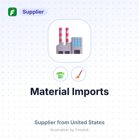 Material Imports – summary card, no photo uploaded yet