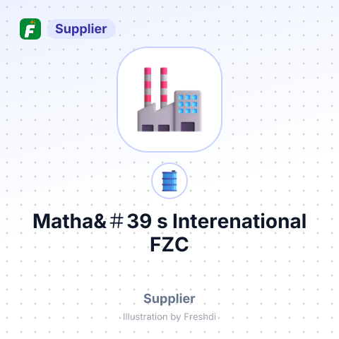 Matha&＃39;s Interenational FZC – summary card, no photo uploaded yet
