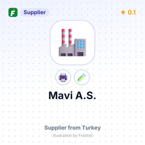 Mavi A.S. – summary card, no photo uploaded yet