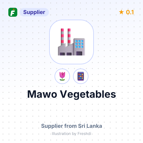 Mawo Vegetables – summary card, no photo uploaded yet