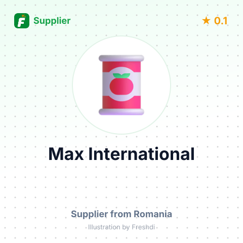 Max International  – summary card, no photo uploaded yet