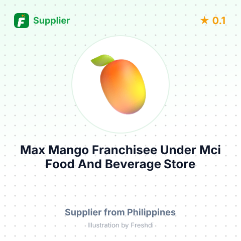 Max Mango Franchisee Under Mci Food And Beverage Store  – summary card, no photo uploaded yet