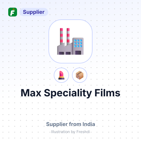 Max Speciality Films – summary card, no photo uploaded yet