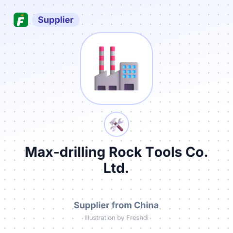Max-drilling Rock Tools Co., Ltd. – summary card, no photo uploaded yet