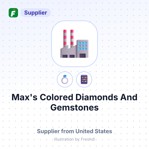 Max's Colored Diamonds And Gemstones – summary card, no photo uploaded yet