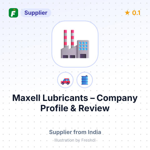 Maxell Lubricants – summary card, no photo uploaded yet