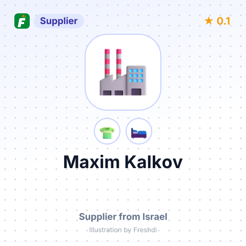 Maxim Kalkov – summary card, no photo uploaded yet