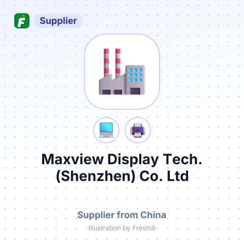 Maxview Display Tech.(Shenzhen) Co.,Ltd – summary card, no photo uploaded yet