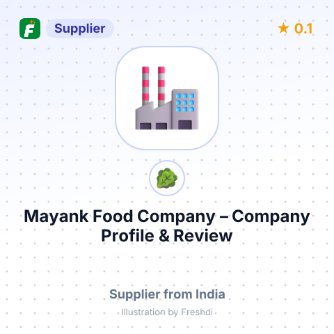 Mayank Food Company – summary card, no photo uploaded yet