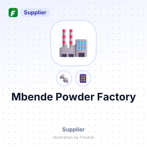 Mbende Powder Factory – summary card, no photo uploaded yet