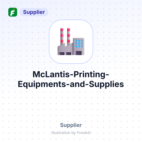 McLantis Printing Equipments and Supplies – summary card, no photo uploaded yet
