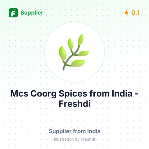 Mcs Coorg Spices  – summary card, no photo uploaded yet