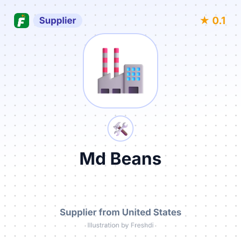 Md Beans  – summary card, no photo uploaded yet