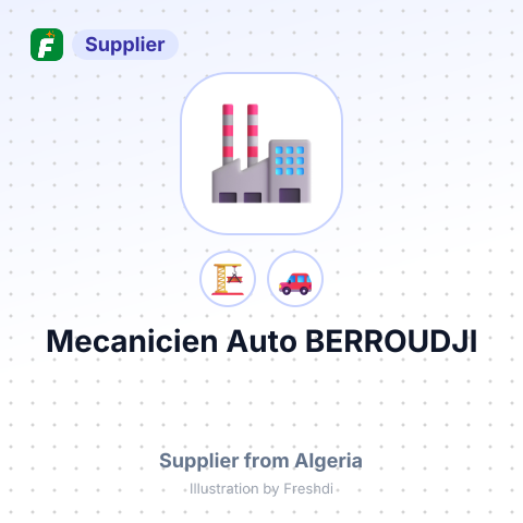 Mecanicien Auto BERROUDJI – summary card, no photo uploaded yet