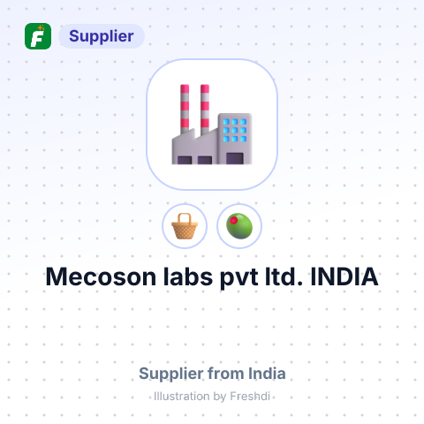 Mecoson labs pvt ltd. INDIA – summary card, no photo uploaded yet