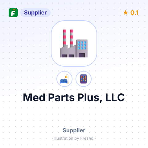 Med Parts Plus, LLC – summary card, no photo uploaded yet