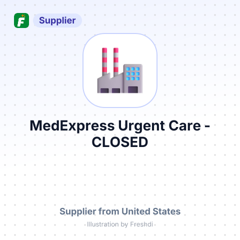 MedExpress Urgent Care - CLOSED – summary card, no photo uploaded yet