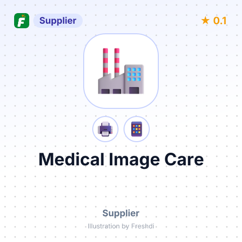 Medical Image Care – summary card, no photo uploaded yet