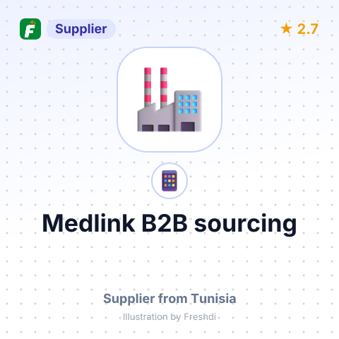 Medlink B2B sourcing – summary card, no photo uploaded yet
