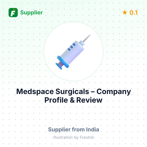 Medspace Surgicals – summary card, no photo uploaded yet