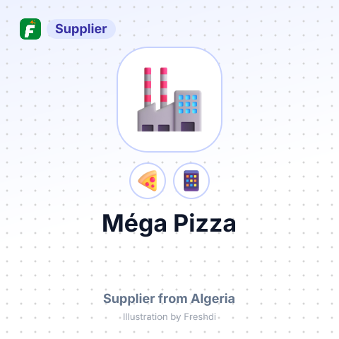 Méga Pizza – summary card, no photo uploaded yet