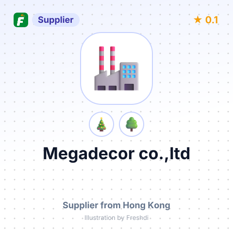 Megadecor co.,ltd – summary card, no photo uploaded yet