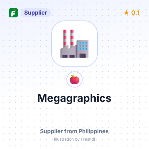 Megagraphics  – summary card, no photo uploaded yet