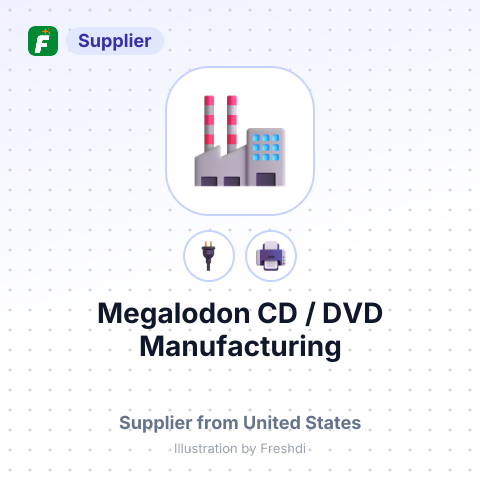 Megalodon CD / DVD Manufacturing – summary card, no photo uploaded yet