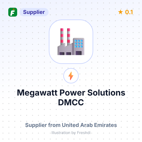 Megawatt Power Solutions DMCC – summary card, no photo uploaded yet