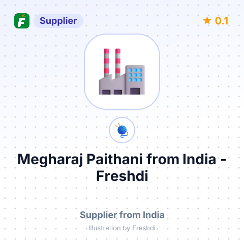 Megharaj Paithani  – summary card, no photo uploaded yet