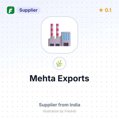 Mehta Exports  – summary card, no photo uploaded yet