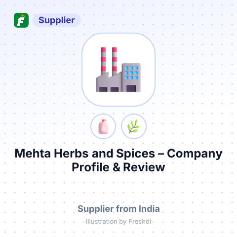 Mehta Herbs and Spices – summary card, no photo uploaded yet